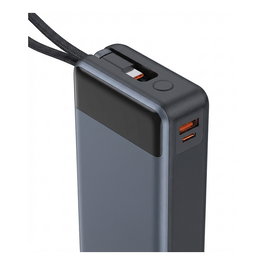 Canyon OnPower 600 Powerbank 20.000 mAh PD65W, Incluye Cable, Gris Oscuro