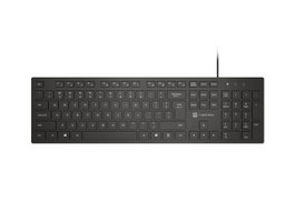 Natec Herring Teclado Guiado con Cable 12 Teclas Multimedia Negro
