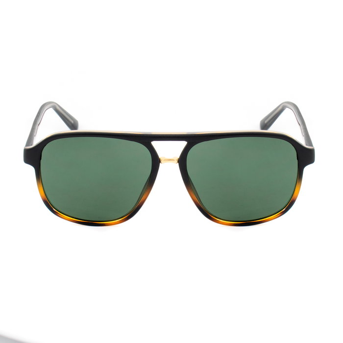 Bobroff BFG0010-C2 Gafas de sol para hombre con cristales verdes