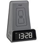 Tfa Reloj Despertador Digital ICON Charge con Estación de Carga Antracita