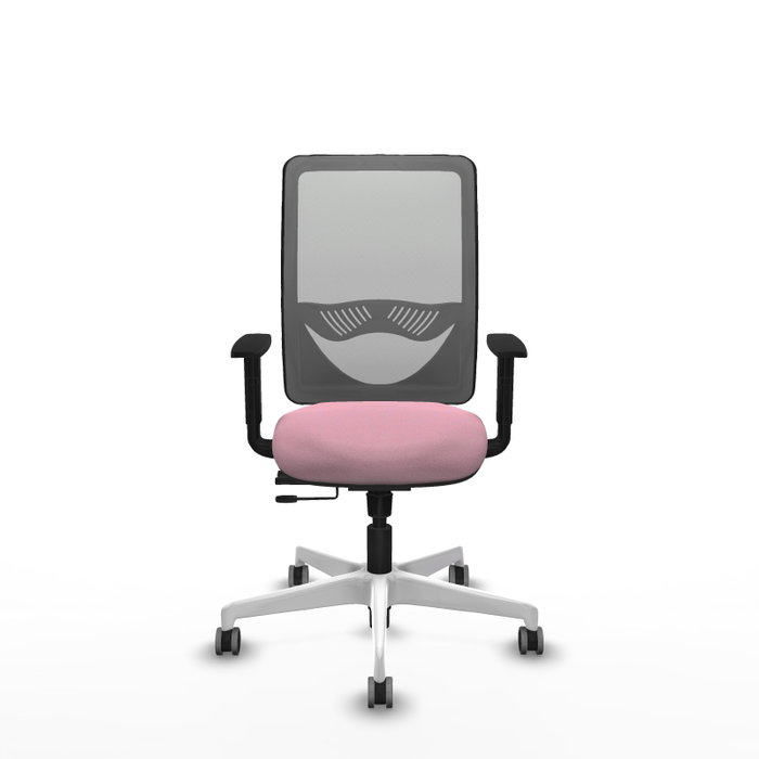 PIQUERAS Y CRESPO Silla de oficina Zulema con mecanismo Sincro/Traslack, Rosa y Gris PIQUERAS Y CRESPO Silla de oficina Zulema con mecanismo Sincro/Traslack, Rosa y Gris