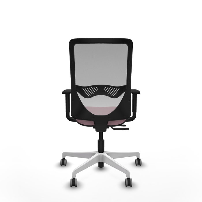 PIQUERAS Y CRESPO Silla de oficina Zulema con mecanismo Sincro/Traslack, Rosa y Gris PIQUERAS Y CRESPO Silla de oficina Zulema con mecanismo Sincro/Traslack, Rosa y Gris