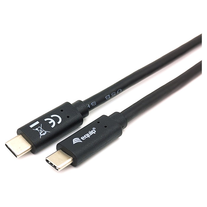 Equip Cable USB-C 3.2 Gen 1 Macho a Macho 1m Negro