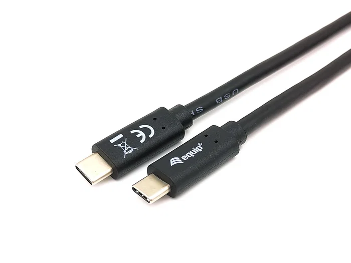 Equip Cable USB-C a USB-C 3.2 Gen 1 1m Negro Equip Cable USB-C a USB-C 3.2 Gen 1 1m Negro