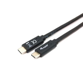 Equip Cable USB Tipo C Macho a Macho USB 3.2 Gen 1 (3.1 Gen 1) 1m - Negro - EQ128346