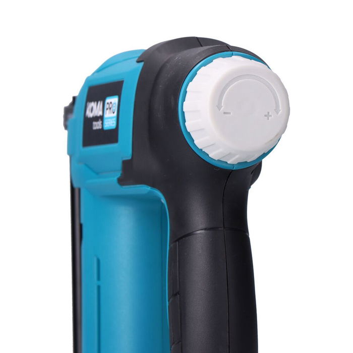 Koma Tools 20V-GC Pistola Clavadora y Grapadora 20V (Solo Herramienta, sin Batería) Incluye Clavos 19mm y Grapas 25mm, Compatible con Grapas Serie 90 y Clavos Brad 18Ga