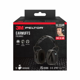3M Peltor 90563E Orejeras Plegables Negras