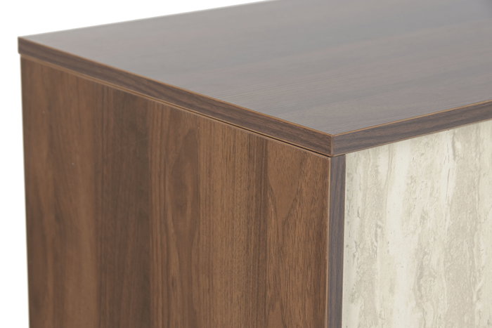 DKD Home Decor Mueble TV Moderno 180 x 43.5 x 40 cm MDF y Metal