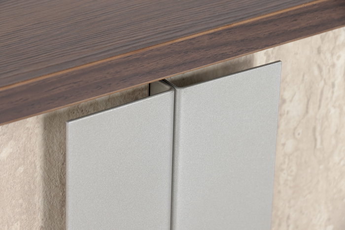 DKD Home Decor Mueble TV Moderno 180 x 43.5 x 40 cm MDF y Metal