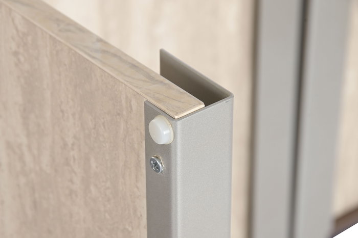 DKD Home Decor Mueble TV Moderno 180 x 43.5 x 40 cm MDF y Metal