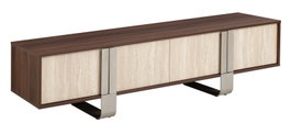 DKD Home Decor Mueble TV Moderno 180 x 43.5 x 40 cm MDF y Metal