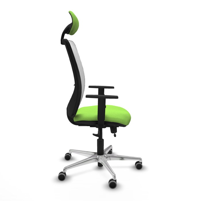 PIQUERAS Y CRESPO Silla de oficina Zulema con mecanismo Sincro/Traslack, Pistacho y Blanco PIQUERAS Y CRESPO Silla de oficina Zulema con mecanismo Sincro/Traslack, Pistacho y Blanco