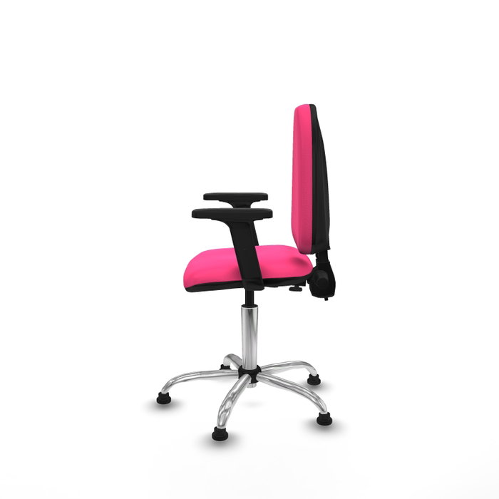 PIQUERAS Y CRESPO Silla de oficina Aýna Rosa con Brazos 2D