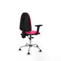 PIQUERAS Y CRESPO Silla de oficina Aýna Rosa con Brazos 2D