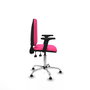 PIQUERAS Y CRESPO Silla de oficina Aýna Rosa con Brazos 2D
