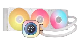 Corsair iCue LINK H150i LCD Titan 360 Refrigeración Líquida CPU, LCD RGB, 360mm, 3 Ventiladores, Negro - CW-9061026-WW