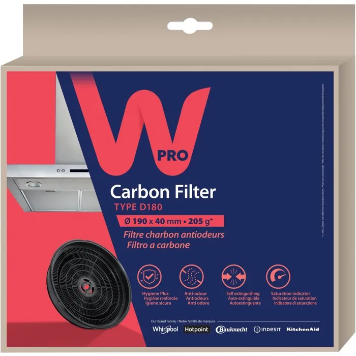 Wpro Filtro de campana de carbono ARC201 media luna para Whirlpool AKR400 AKR404 AKR405 Wpro Filtro de campana de carbono ARC201 media luna para Whirlpool AKR400 AKR404 AKR405