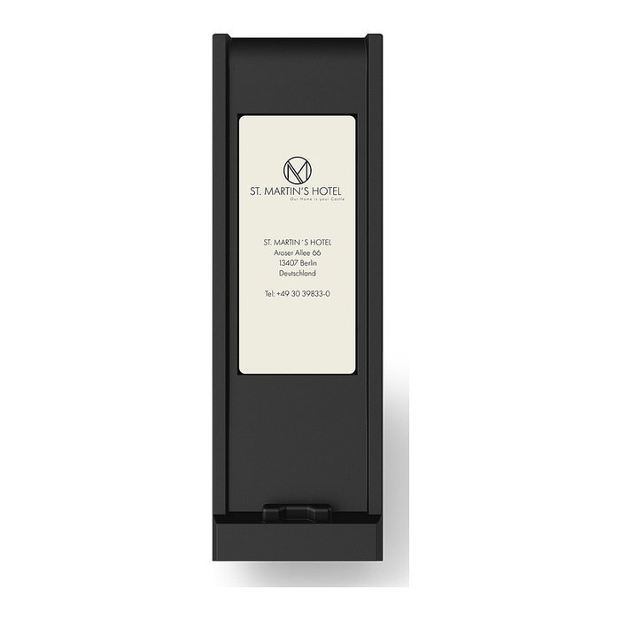 Snom HD30LA Teléfono IP Negro para Lobby/Hotel - Auricular con Cable, Montaje Escritorio/Pared, Antibacteriano