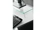 Digitus DA1-90358 Soporte Elevador para Monitor de 13 a 32 Pulgadas, Base de Vidrio Transparente, 56x21x8 cm, Soporta hasta 20 kg