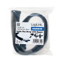LogiLink Organizador de cables con cremallera de poliéster 50 mm gris