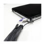 LogiLink Organizador de cables con cremallera de poliéster 50 mm gris