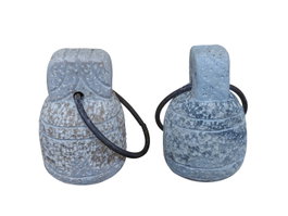 DKD Home Decor Sujetapuertas de Piedra y Hierro Surtido 15x15x26