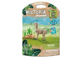 Playmobil Set de Juego Alpaca Wildtopia Ecológico con Accesorios y Tarjeta de Conocimiento