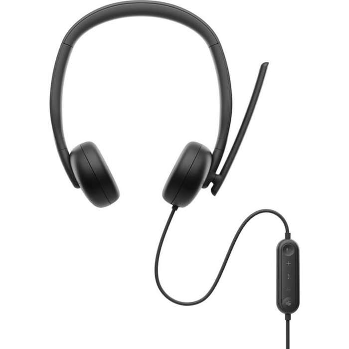 Dell WH3024 Auriculares USB-C Negros con Micrófono con Cancelación de Ruido, Compatibles con PC Dell WH3024 Auriculares USB-C Negros con Micrófono con Cancelación de Ruido, Compatibles con PC
