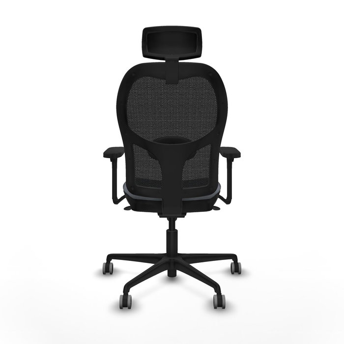 PIQUERAS Y CRESPO Silla de oficina Jorquera con mecanismo Sincro, Tela Gris y Malla Negra PIQUERAS Y CRESPO Silla de oficina Jorquera con mecanismo Sincro, Tela Gris y Malla Negra