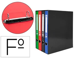 Liderpapel Módulo 4 Archivadores Folio 2 Anillas Mixtas 25mm Colores Surtidos