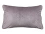 DKD Home Decor Cojín Jaquard Malva Cocodrile