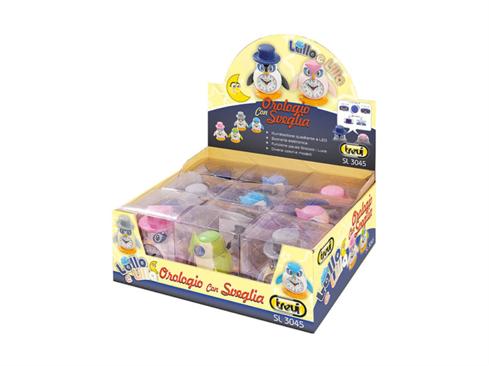 Reloj despertador trevi sl 3045 lillo&lalla quarz mix color niÑos set 12 uds