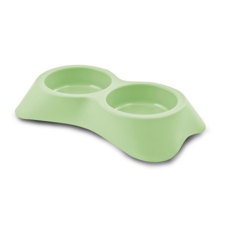 Nayeco Comedero Doble para Perros y Gatos Nuvola, 2 x 0.6L, Plástico Resistente sin BPA, Apto para Lavavajillas Nayeco Comedero Doble para Perros y Gatos Nuvola, 2 x 0.6L, Plástico Resistente sin BPA, Apto para Lavavajillas