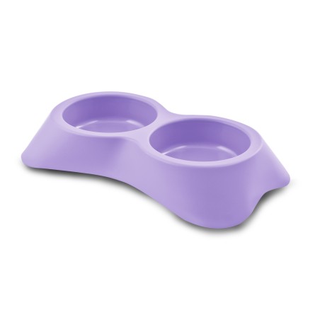 Nayeco Comedero Doble para Perros y Gatos Nuvola, 2 x 0.6L, Plástico Resistente sin BPA, Apto para Lavavajillas Nayeco Comedero Doble para Perros y Gatos Nuvola, 2 x 0.6L, Plástico Resistente sin BPA, Apto para Lavavajillas