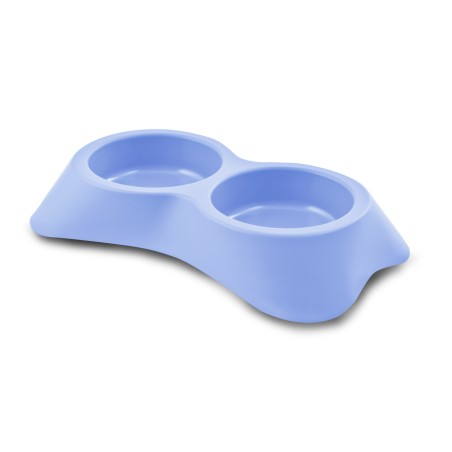 Nayeco Comedero Doble para Perros y Gatos Nuvola, 2 x 0.6L, Plástico Resistente sin BPA, Apto para Lavavajillas Nayeco Comedero Doble para Perros y Gatos Nuvola, 2 x 0.6L, Plástico Resistente sin BPA, Apto para Lavavajillas