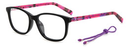 M Missoni MMI-0044-TN-XS4E916 Gafas de Vista Infantil Negro