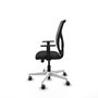 PIQUERAS Y CRESPO Silla de oficina Motilla con mecanismo Sincro/Traslack, Negro y Gris