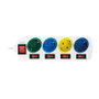 LogiLink Regleta de enchufes con 4 tomas de seguridad y interruptor individual multicolor