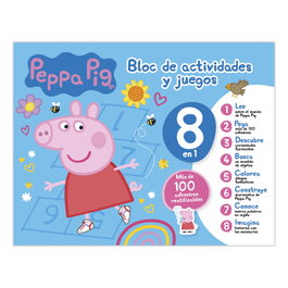 EDITORIAL IMAGILAND, BLOC DE ACTIVIDADES Y JUEGOS 8 EN 1 - PEPPA PIG