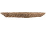 DKD Home Decor Centro de Mesa Jacinto de Agua y Metal Natural 35x35x5 cm