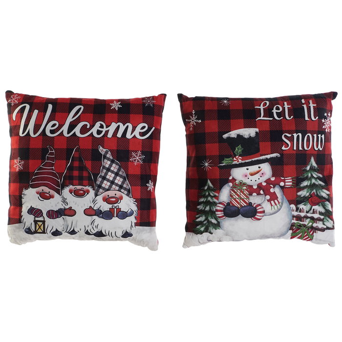 DKD Home Decor Set de 2 Cojines Surtidos Multicolor en Poliéster DKD Home Decor Set de 2 Cojines Surtidos Multicolor en Poliéster