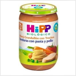 HIPP Potito Verduras Con Pasta Y Pollo 220Gr Bio
