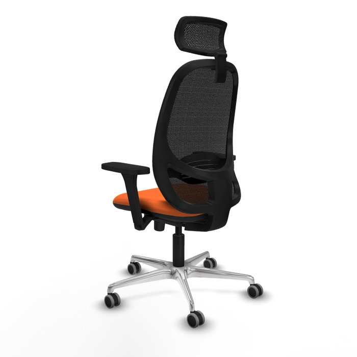 PIQUERAS Y CRESPO Silla de oficina Cilanco Naranja y Negro PIQUERAS Y CRESPO Silla de oficina Cilanco Naranja y Negro