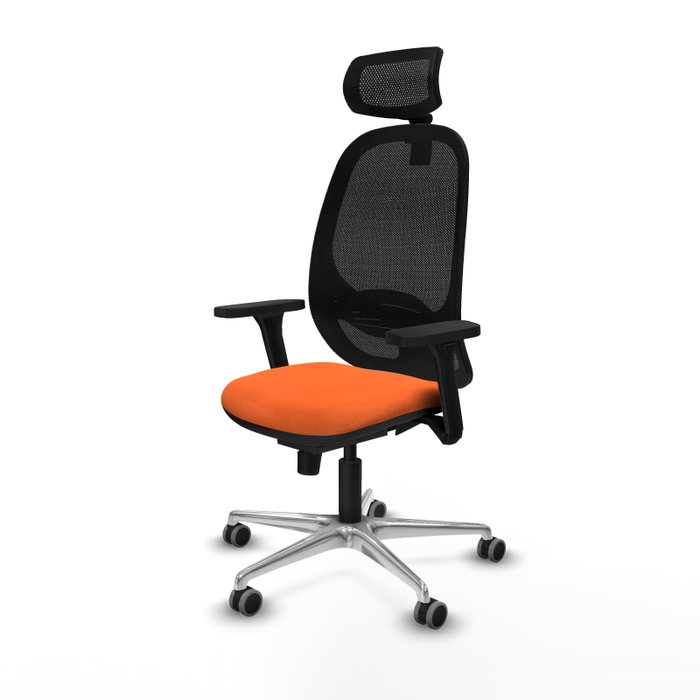 PIQUERAS Y CRESPO Silla de oficina Cilanco Naranja y Negro PIQUERAS Y CRESPO Silla de oficina Cilanco Naranja y Negro