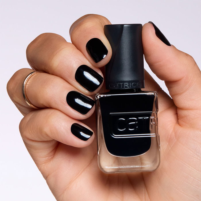 Catrice Gel Affair #037-Black To The Roots - Esmalte de uñas efecto gel, acabado profesional, 10.5 ml