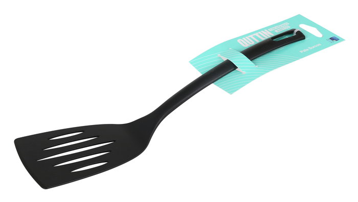 Inde Pala de Nylon Negra Ranurada, Dimensiones: 30 cm de Largo x 7 cm de Ancho x 3 cm de Alto (24 Unidades) Inde Pala de Nylon Negra Ranurada, Dimensiones: 30 cm de Largo x 7 cm de Ancho x 3 cm de Alto (24 Unidades)
