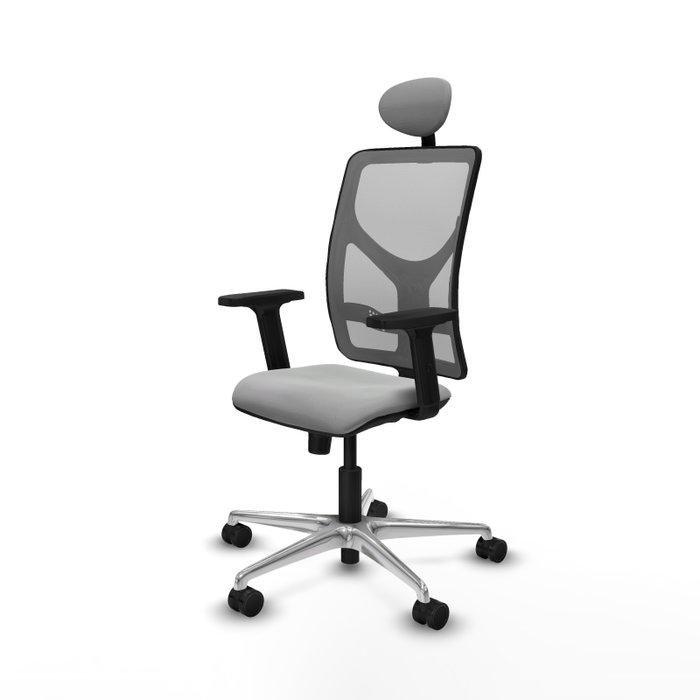 PIQUERAS Y CRESPO Silla de oficina Motilla Gris con Mecanismo Sincro PIQUERAS Y CRESPO Silla de oficina Motilla Gris con Mecanismo Sincro