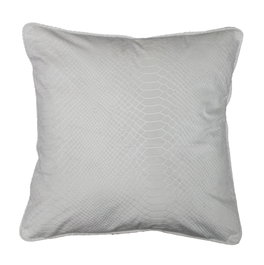 DKD Home Decor Cojín Jaquard Marfil Cocodrile