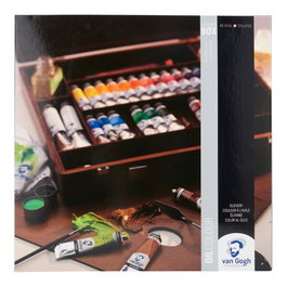 Van Gogh Set Expert de pinturas al óleo en caja de madera con 26 colores y accesorios