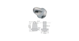 Omp Tornillo de Gudgeon para Conectar la Jaula Antivuelco